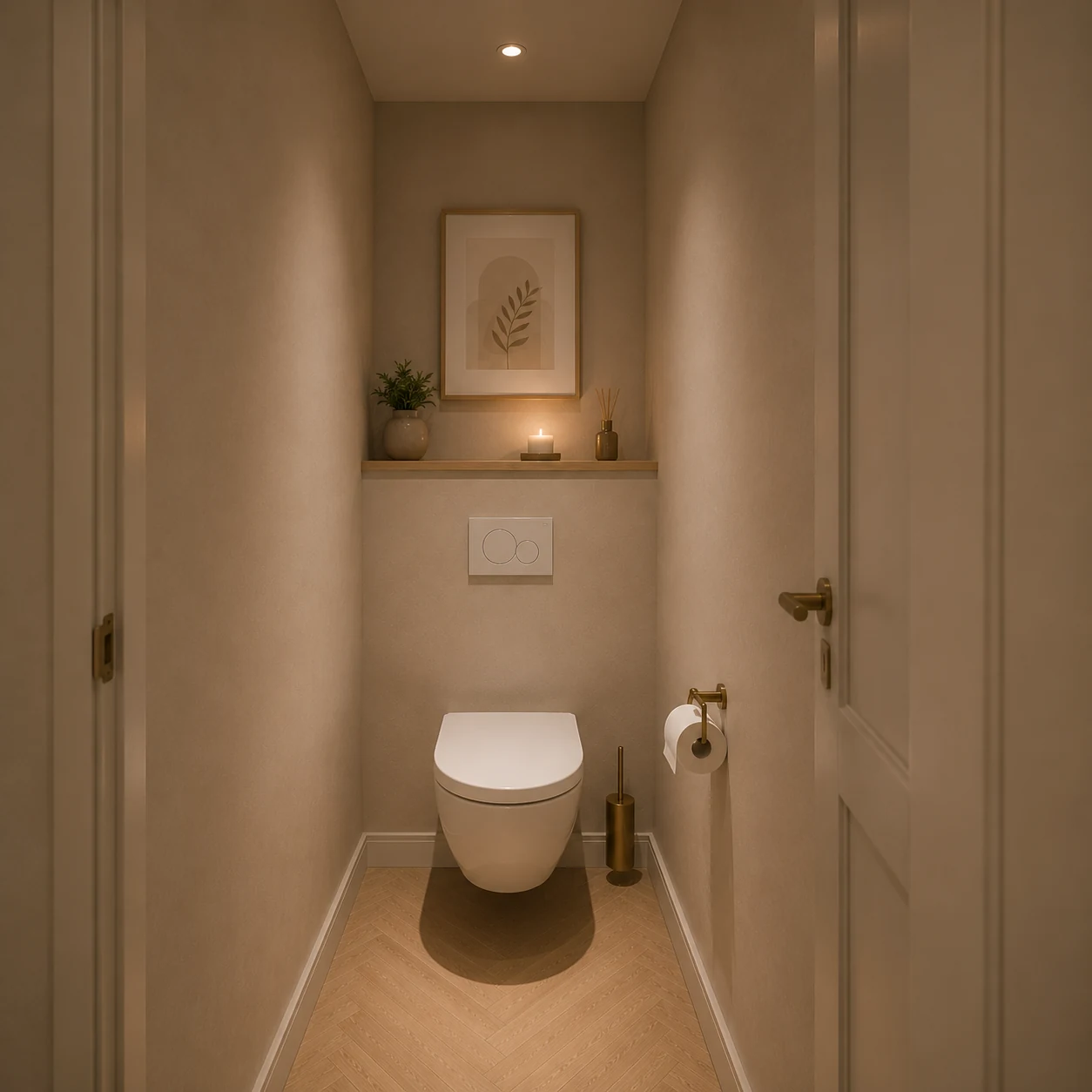 Sfeerimpressie van het toilet